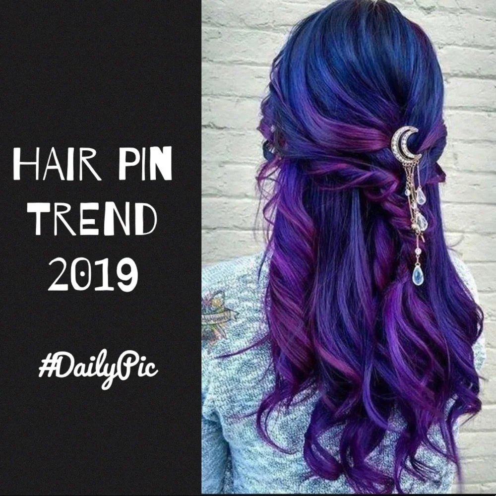 Super Elegant Embellished Hairpin to Enhance your Casual or Night Our Hair look